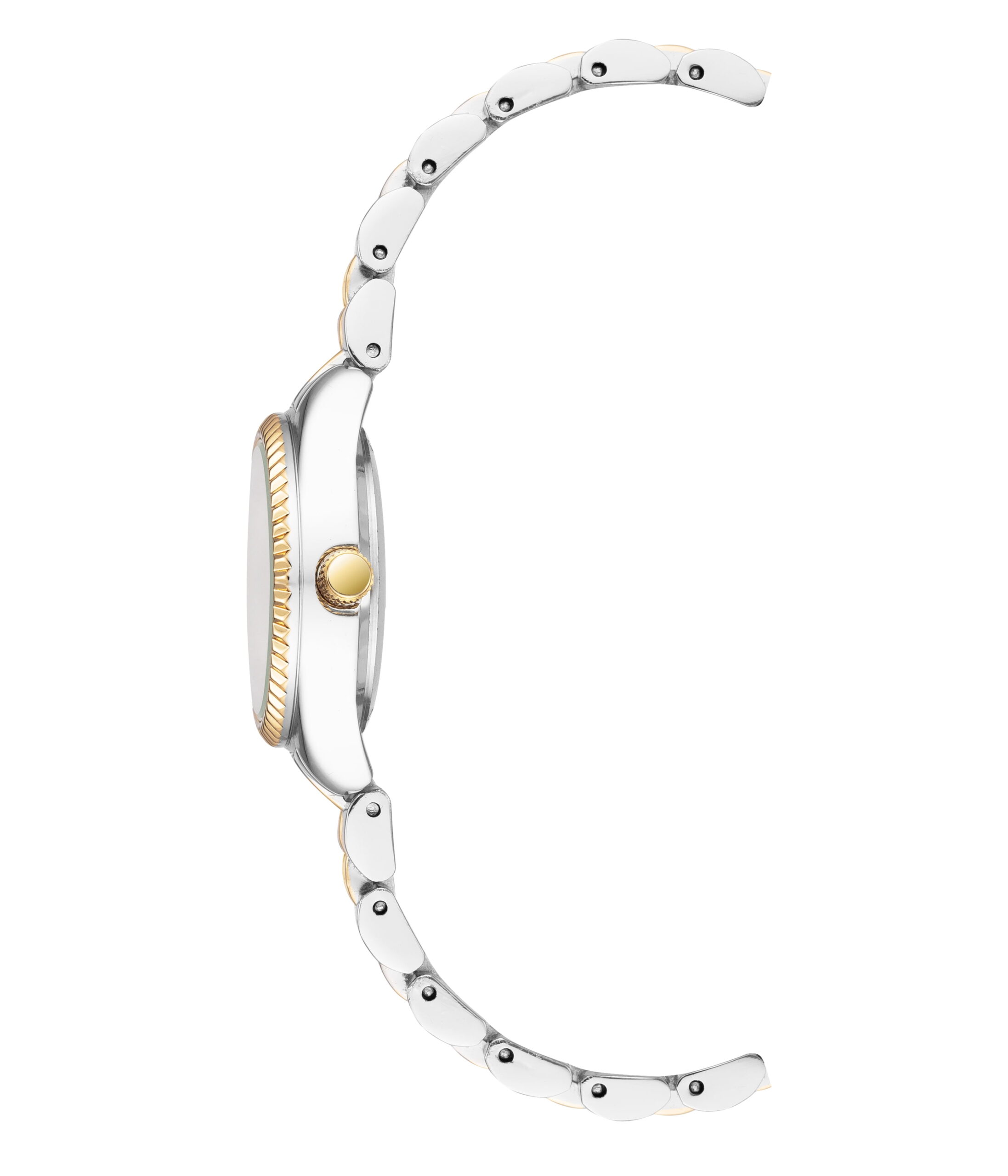 Time and Tru Two-Tone Metal Bracelet Women's Watch - Image 3