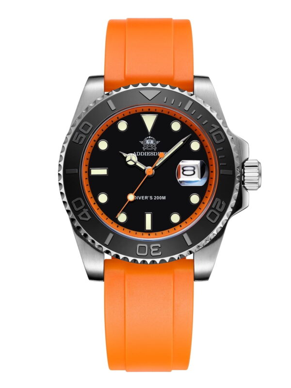 ADDIESDIVE Mens Watches 200M Water Resistant Dive Watch, Japanese Quartz Movement, Ceramic Bezel & Super Luminous Quartz Watches for Men
