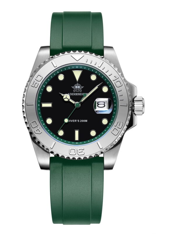 ADDIESDIVE Men's Dive Watch - 200M Water Resistant, Japanese Quartz Movement, Ceramic Bezel & Super Luminous Quartz Watches for Men