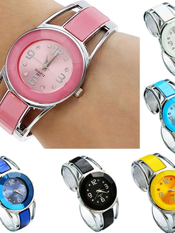 Cheers.US Womens Ladies Elegant Casual Wrist Watch Bangle Cuff Bracelet Small Dial Dress Analog Quartz Watches