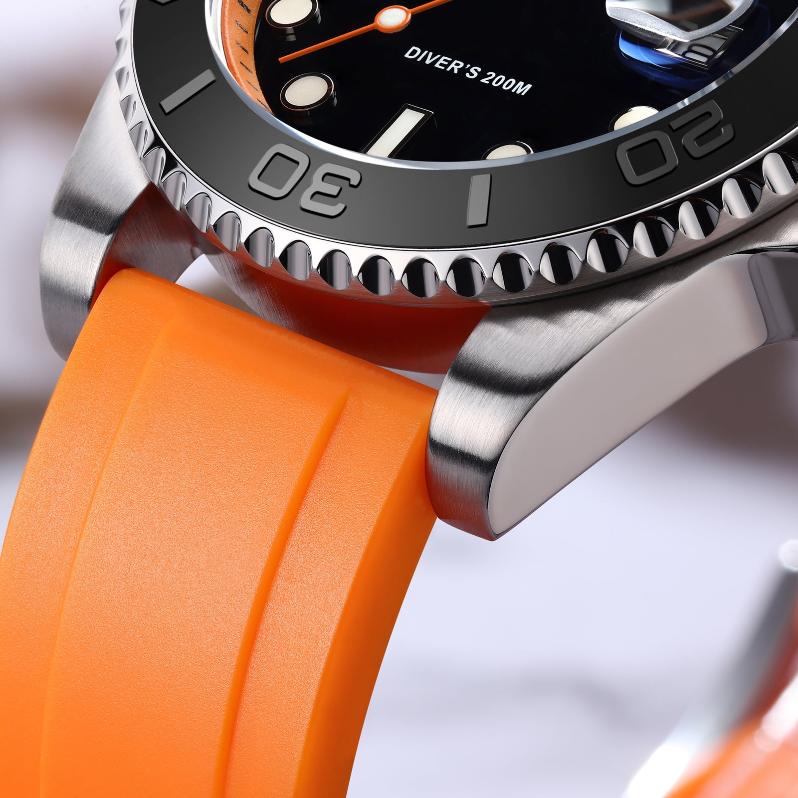 ADDIESDIVE Mens Watches 200M Water Resistant Dive Watch, Japanese Quartz Movement, Ceramic Bezel & Super Luminous Quartz Watches for Men - Image 5