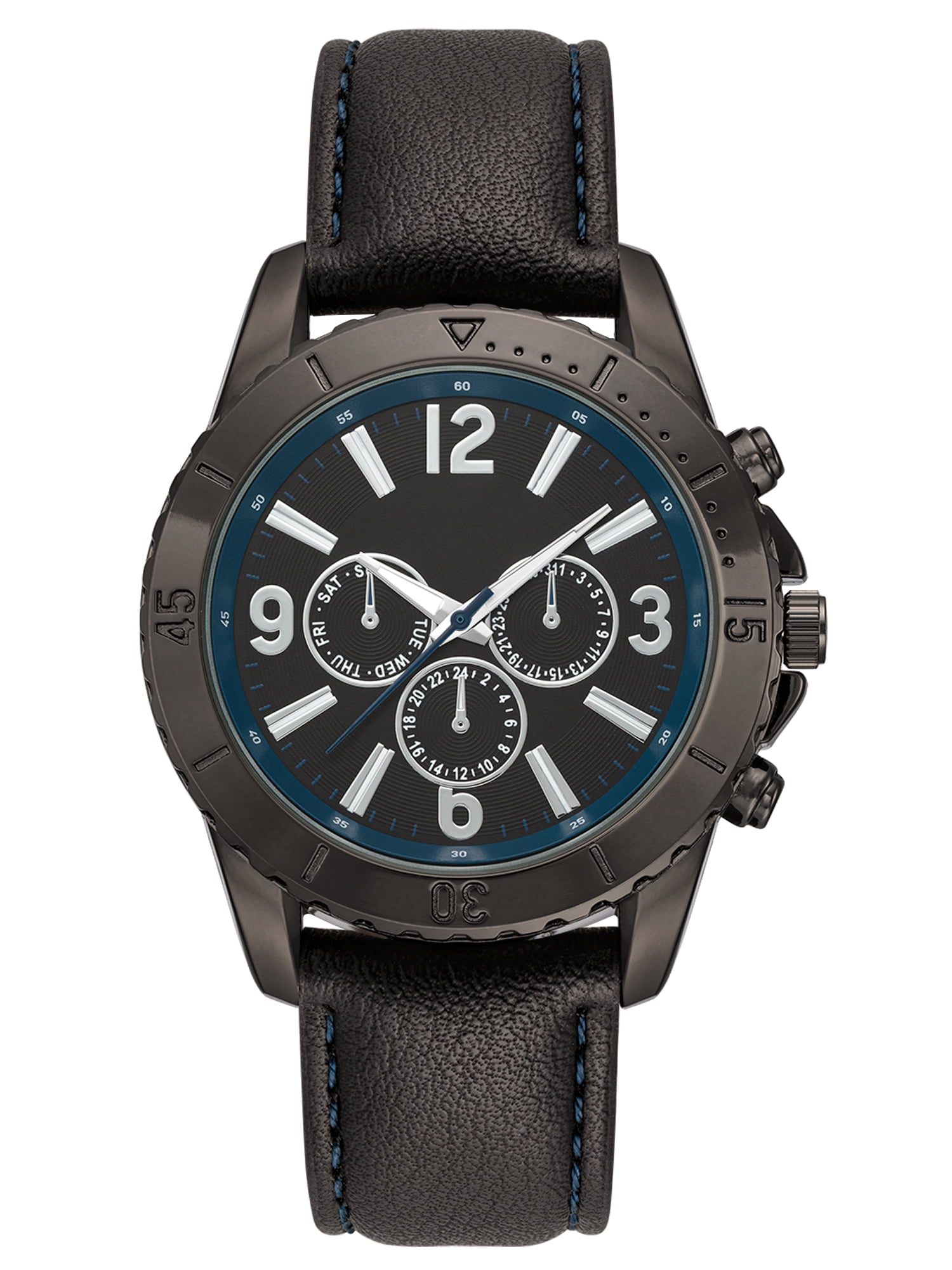 George Mens Casual Black Watch - Image 2