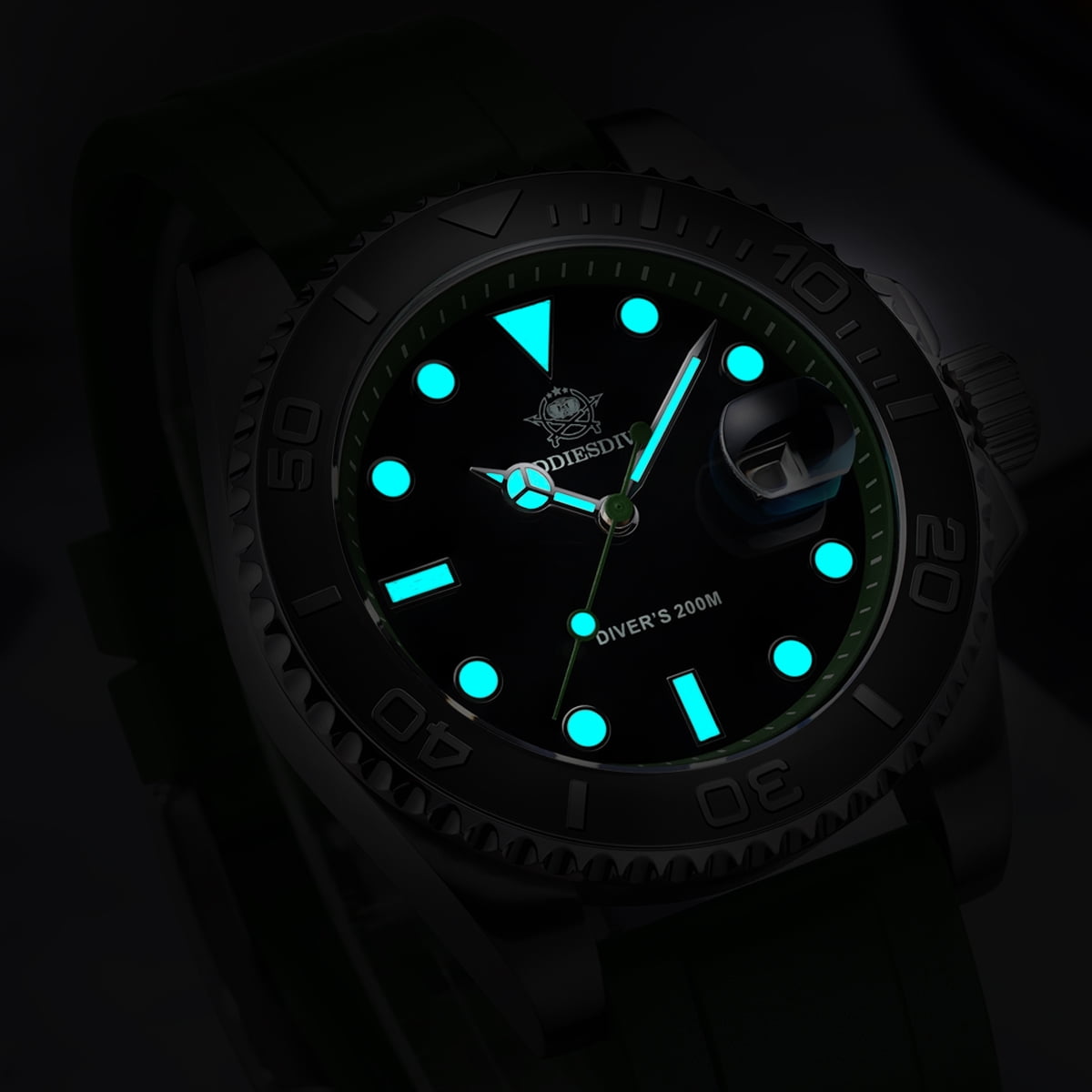 ADDIESDIVE Men's Dive Watch - 200M Water Resistant, Japanese Quartz Movement, Ceramic Bezel & Super Luminous Quartz Watches for Men - Image 3