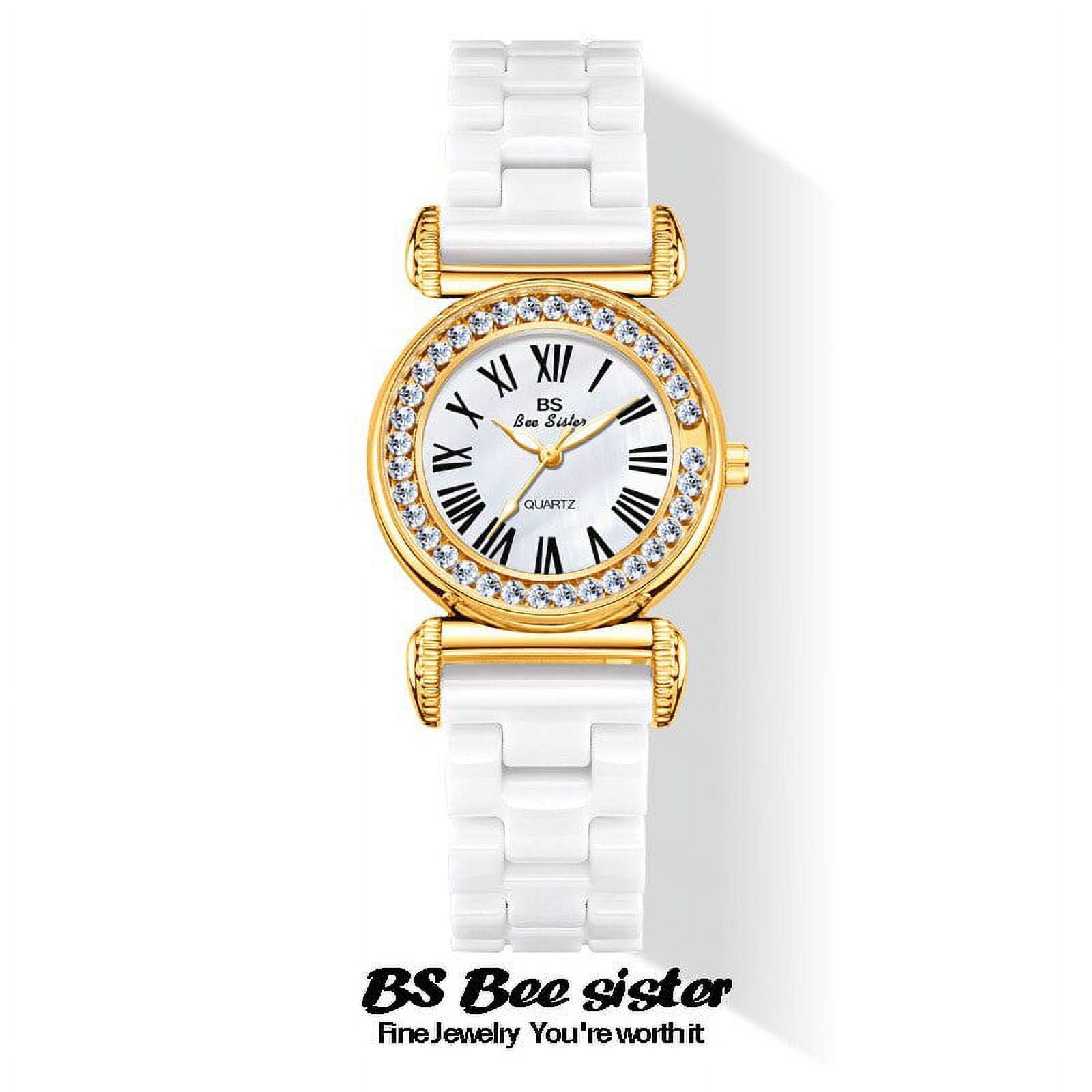 BS New Chain Simple Special Interest Light Luxury Ceramic Beads Women's Watch Quartz Watch Fashion - Image 2