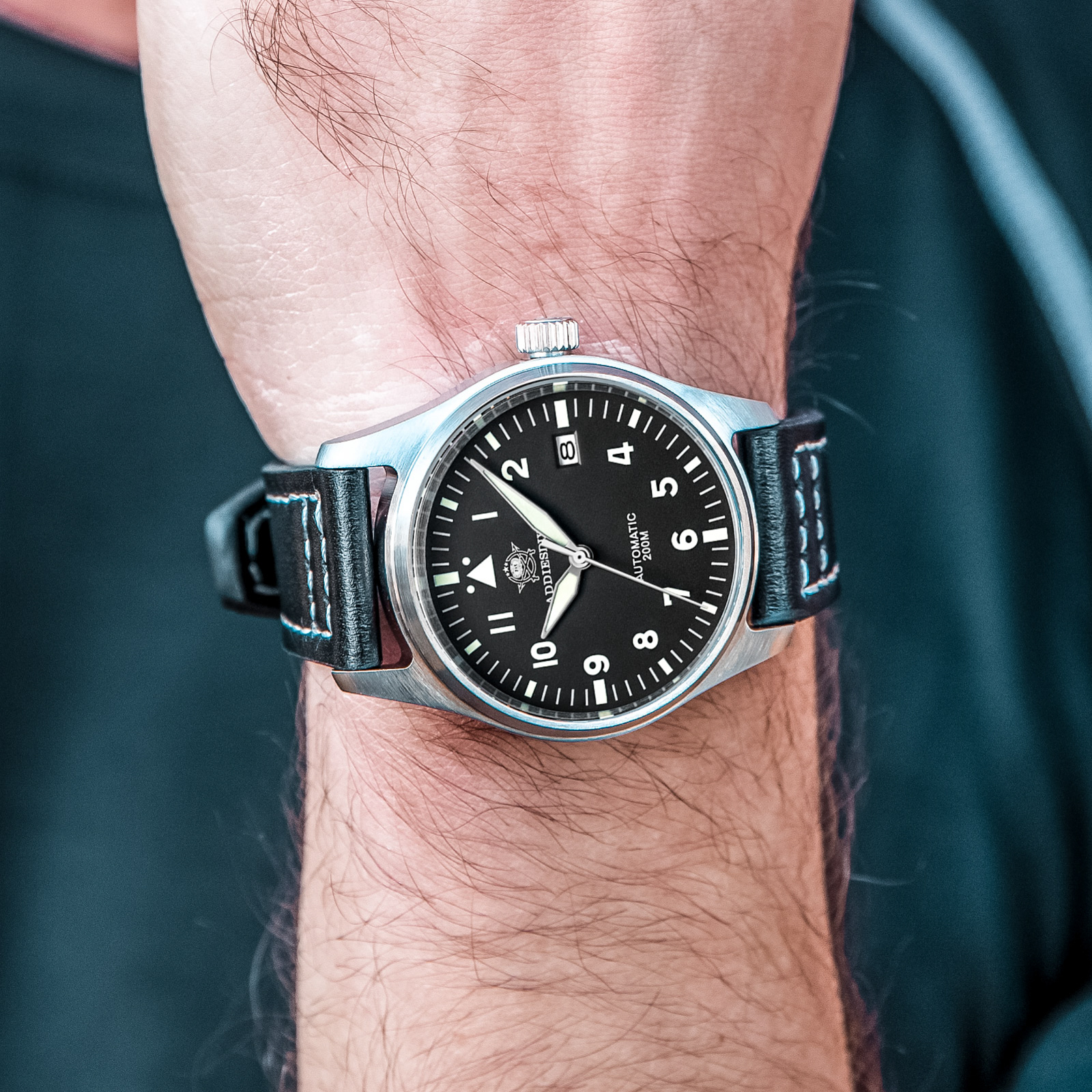 ADDIESDIVE Luxurious Men's Automatic Watch NH35A Mechanical Watch Sapphire Glass 200m Waterproof Analog Luminous Watches MY-H2 - Image 6