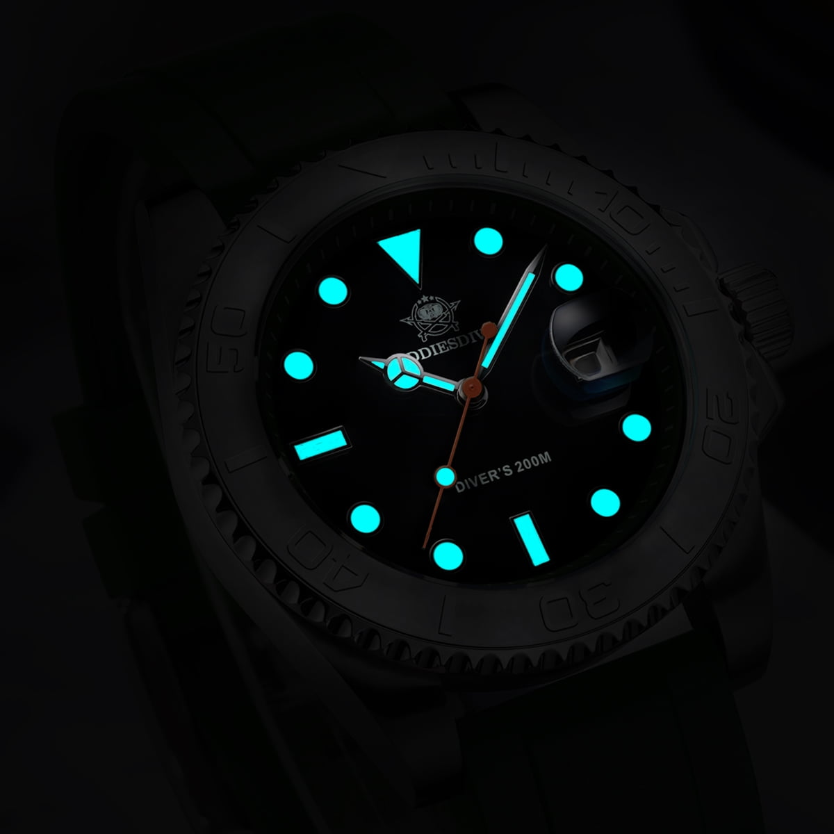 ADDIESDIVE Men's Dive Watch - 200M Water Resistant, Japanese Quartz Movement, Ceramic Bezel & Super Luminous Quartz Watches for Men - Image 3